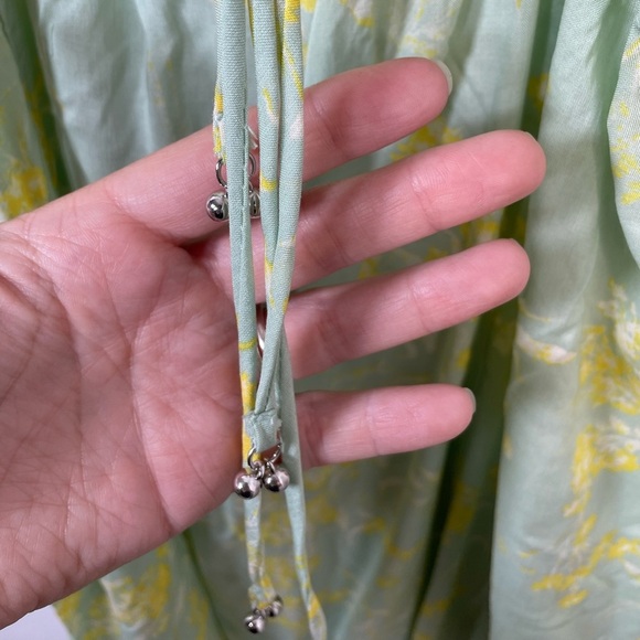 Free People In Control Mini Dress Mint Green - Picture 9 of 14